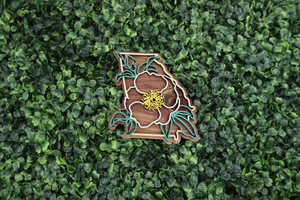 Georgia State Flower Ornament/Magnet