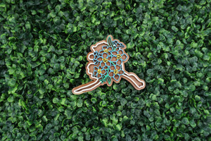 Alaska State Flower Ornament/Magnet