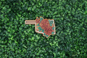 Oklahoma State Flower Ornament/Magnet