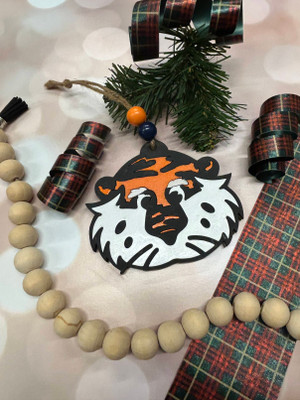 Aubie Tiger Laser Cut Ornament