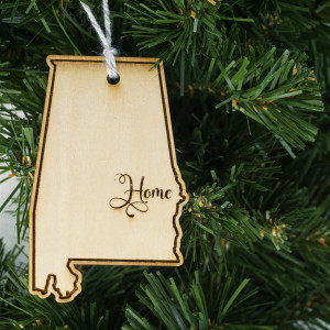 State Ornament Alabama Home State Ornament Alabama Home