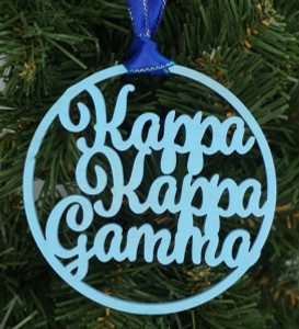 Kappa Kappa Gamma wooden ornament Kappa Kappa Gamma wooden ornament