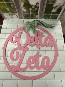 Delta Zeta door hanger Delta Zeta door hanger