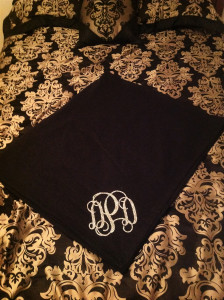 Monogrammed Blanket Monogrammed Blanket