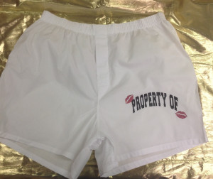 Property of (your name) boxer shorts Property of (your name) boxer shorts