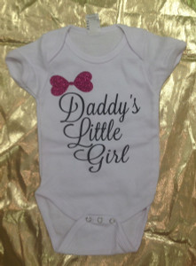 Daddy's Little Gift with bow detail Daddy's Little Gift with bow detail