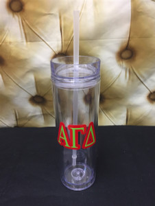 Alpha Gamma Delta skinny tumbler Alpha Gamma Delta skinny tumbler