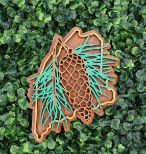 Maine State Flower Ornament/Magnet