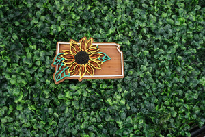 Kansas State Flower Ornament/Magnet