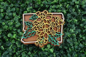 Oregon State Flower Ornament/Magnet