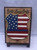 Patriotic Police Badge Wooden Sign