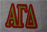 Alpga Gamma Delta pocket T-Shirt
