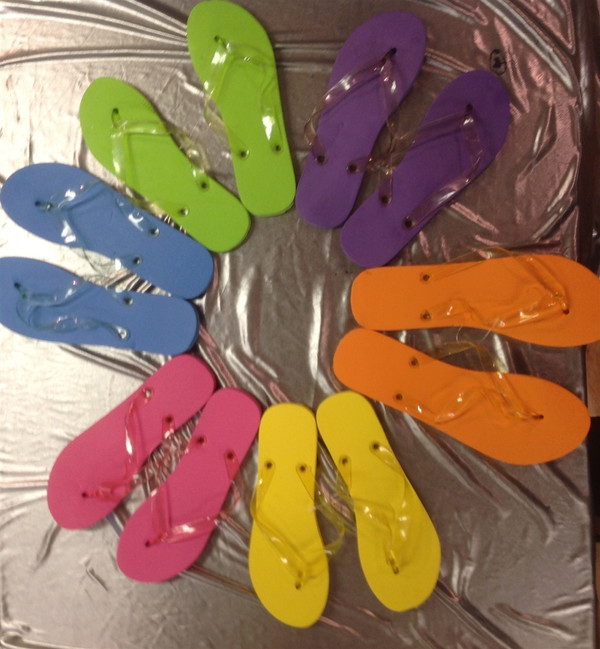 Monogrammed Flip Flops