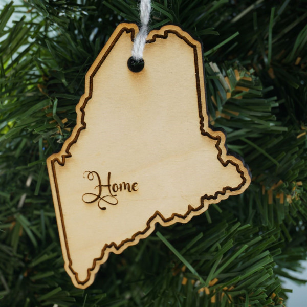 State Ornament Maine Home