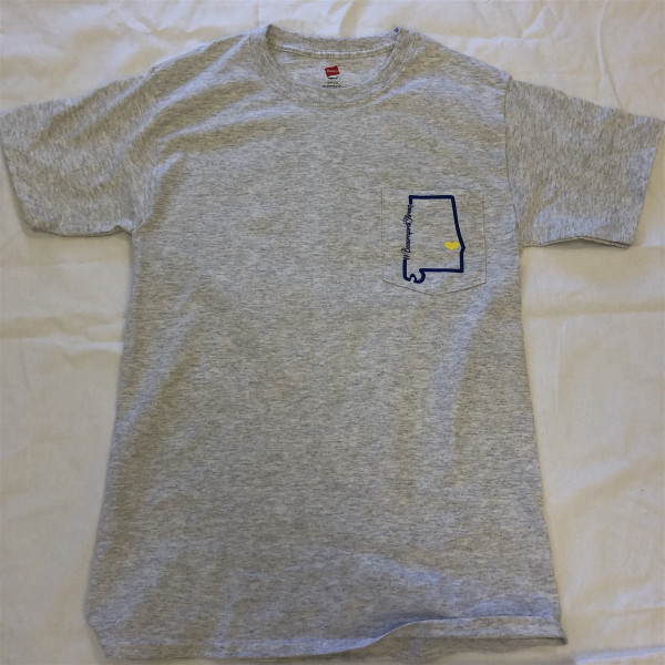 pocket T shirt #beauregardstrong or #leecountystrong