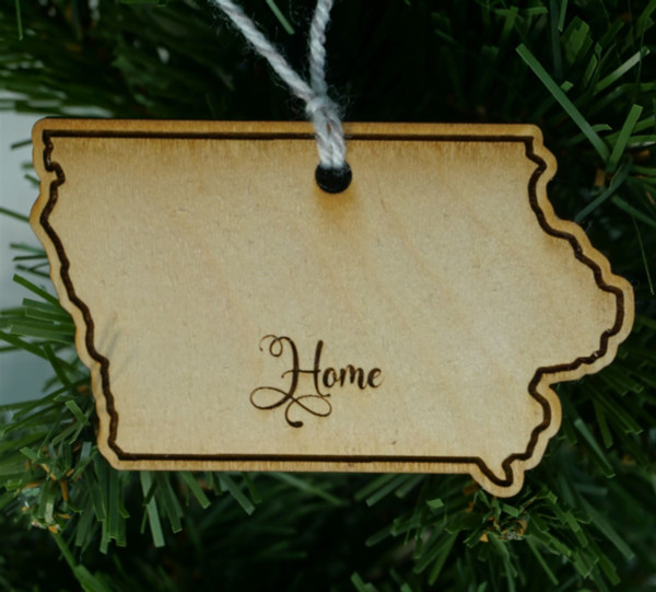 State Ornament  Iowa Home