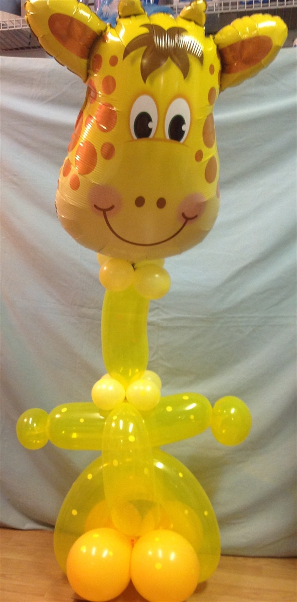 Jolly giraffe balloon character creation