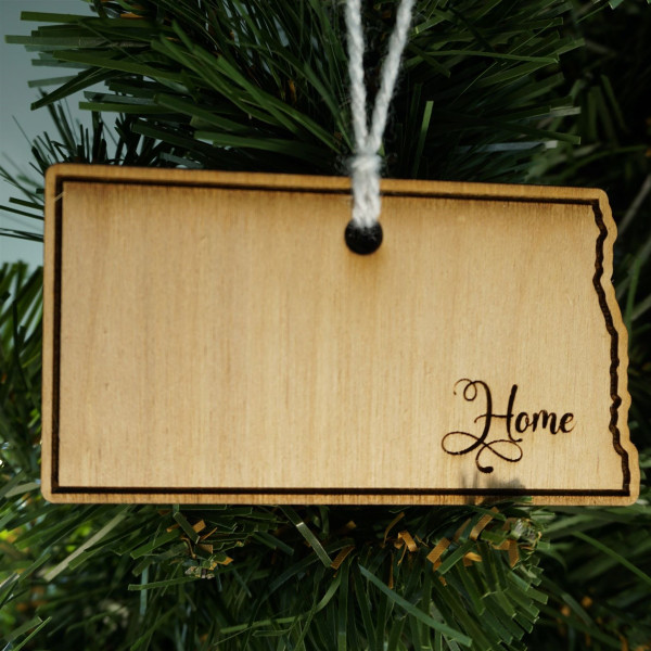 State Ornament North Dakota Home