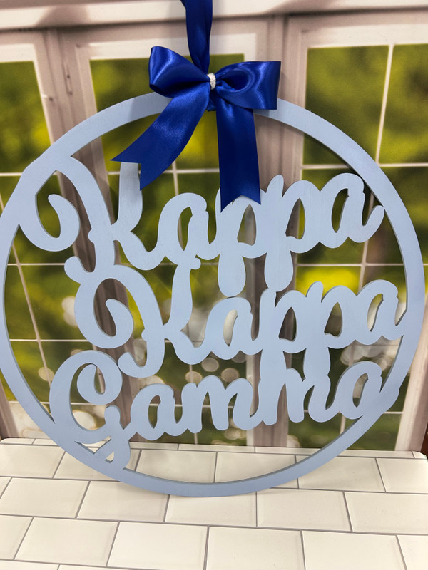 Kappa Kappa Gamma Door Hanger