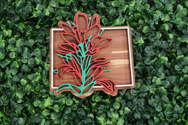 Wyoming State Flower Ornament/Magnet