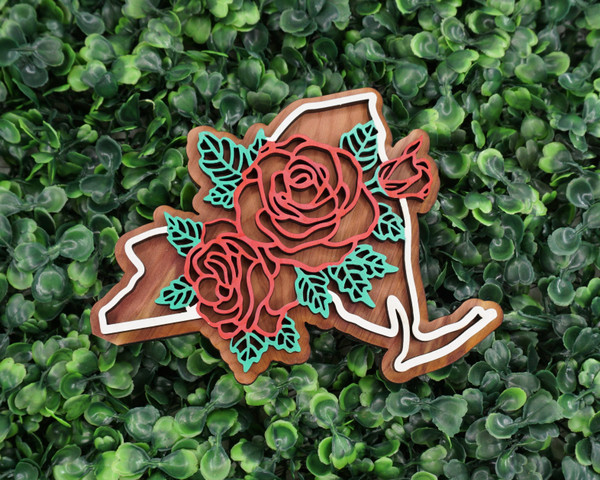 New York State Flower Ornament/Magnet