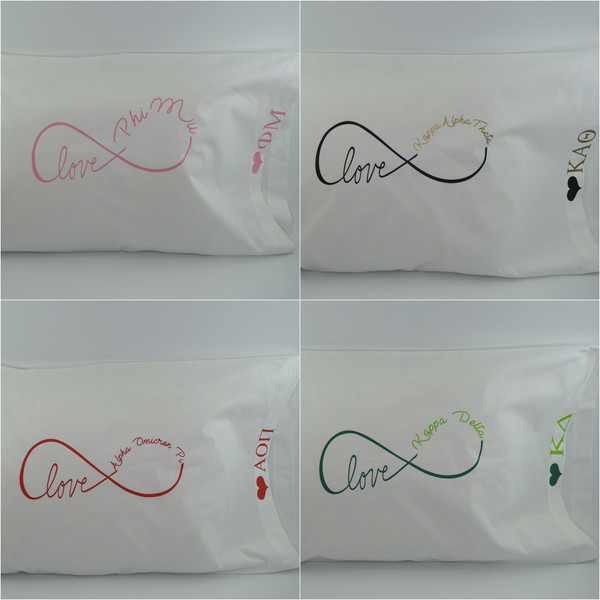 Sorority Infinite Love Pillowcase