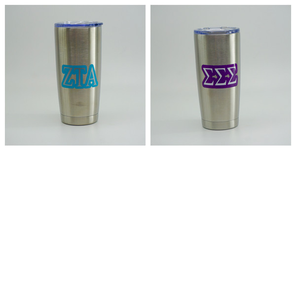 Sorority Stainless Steel Tumbler