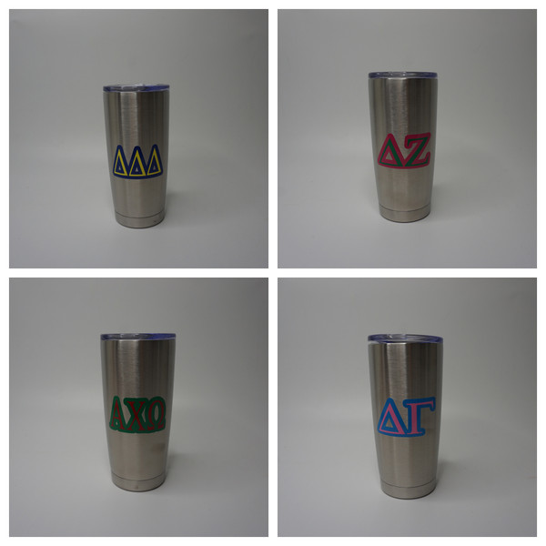 Sorority Stainless Steel Tumbler