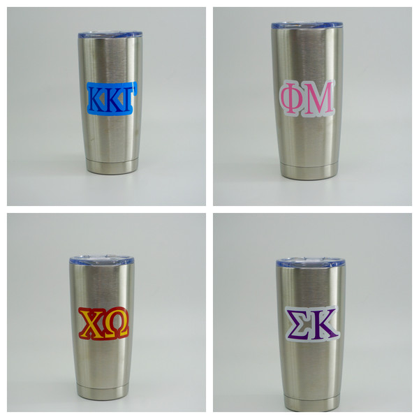 Sorority Stainless Steel Tumbler