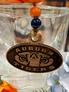 AU tiger eyes laser cut ornament