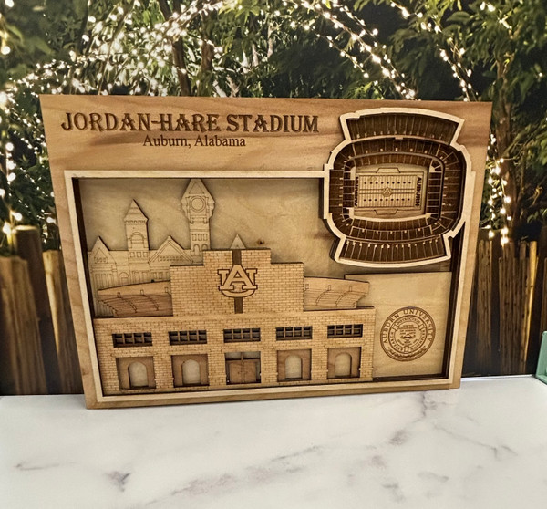 Auburn Jordan Hare Stadium Scene