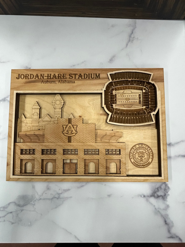 Auburn Jordan Hare Stadium Scene