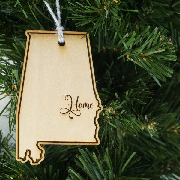 State Ornament Alabama Home