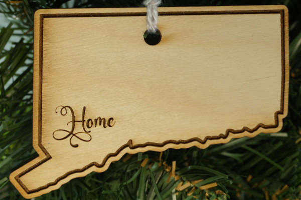 State Ornament Connecticut Home