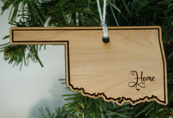 State Ornament Oklahoma Home