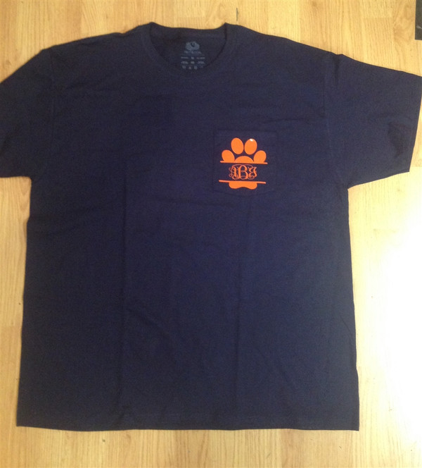 Pocket T-shirt Tiger Paw Monogram