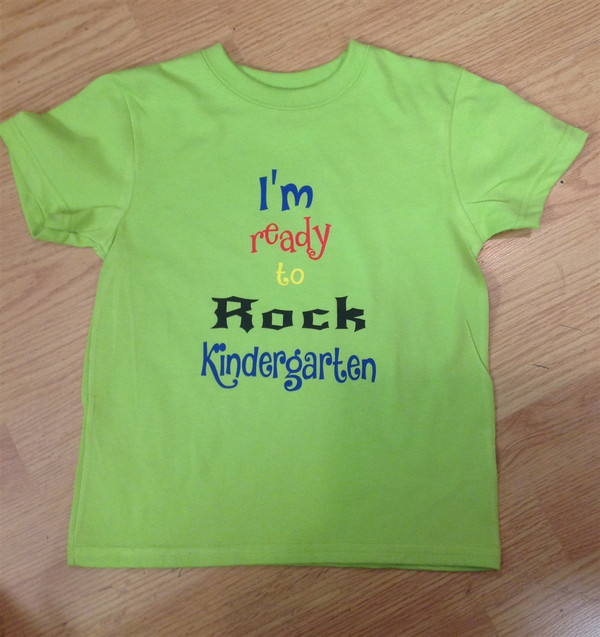 I'm ready to rock Kindergarten t-shirt