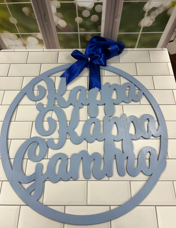 Kappa Kappa Gamma Door Hanger