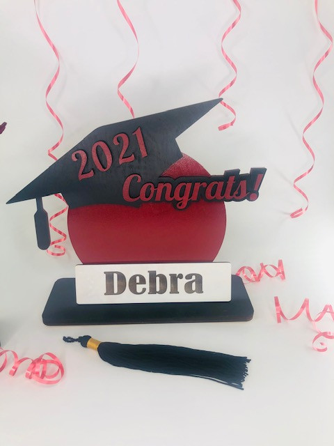 Wooden Graduation Centerpiece