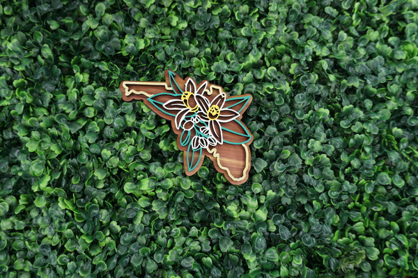 Florida State Flower Ornament/Magnet