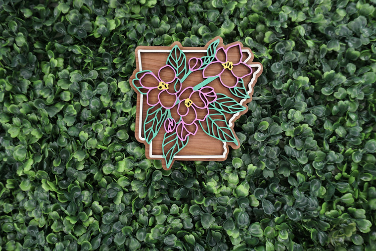 Arkansas State Flower Ornament/Magnet