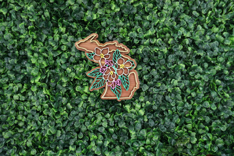 Michigan State Flower Ornament/Magnet