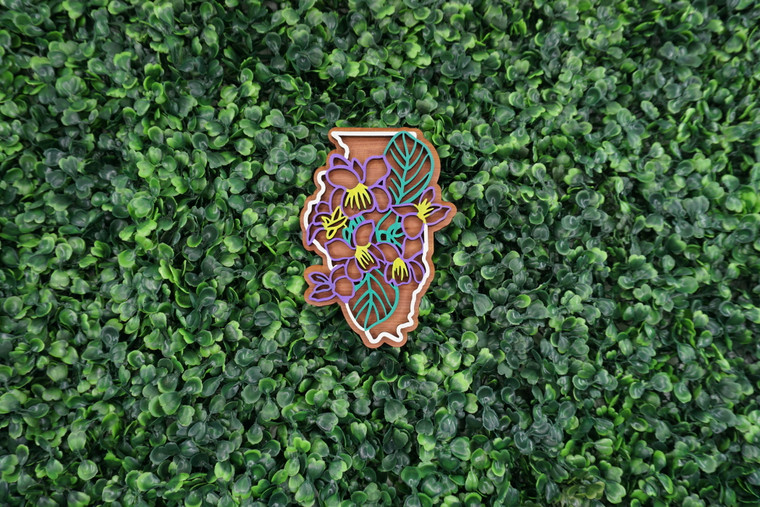 Illinois State Flower Ornament/Magnet