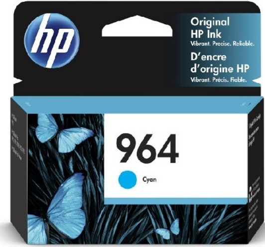 HP 964 Cyan Ink Catridge 11.5 ml Approximate 700 Pages Yield