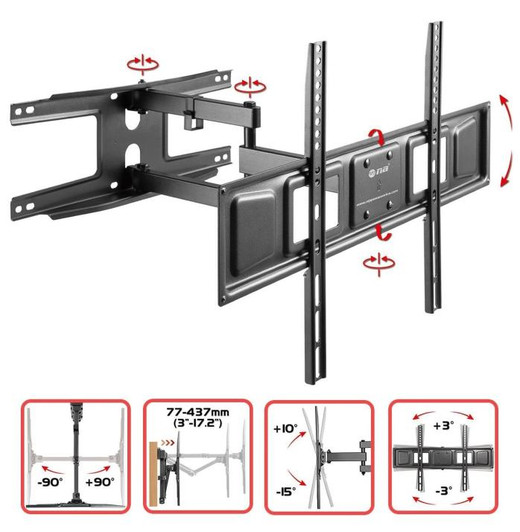 NA Tilt and Swivel Wall Mount TV Bracket for size 37" - 70"
