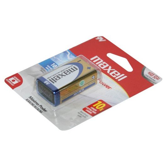 Maxell 9V Alkaline Battery