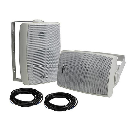 Audiopipe Bluetooth 6.5" White Outdoor Speaker