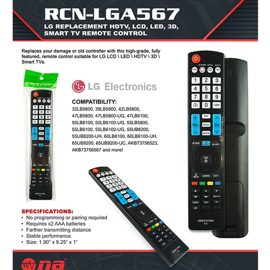 NA LG TV Remote Control