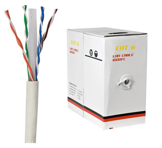 NA 1000ft CAT6 Grey Cable NA 1000ft CAT6 Grey Cable