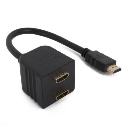 NA HDMI Male to 2 Port HDMI Female  Passive Splitter Cable